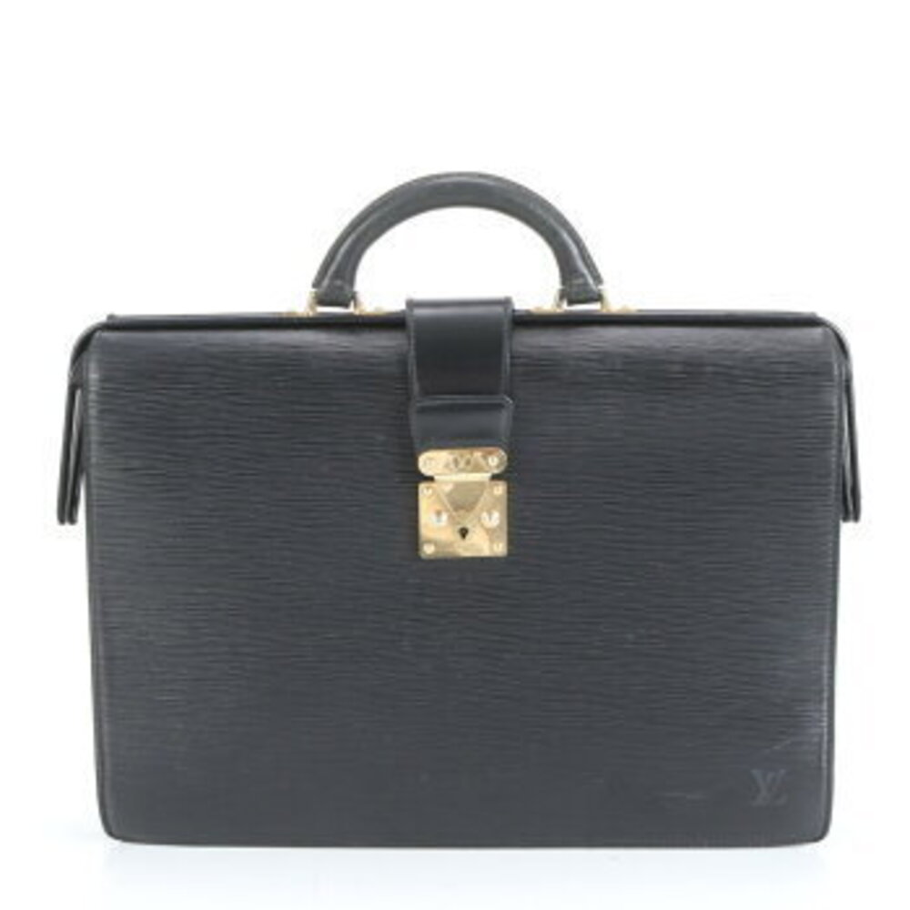 Louis Vuitton Epi Serviette Fermoir business bag briefcase